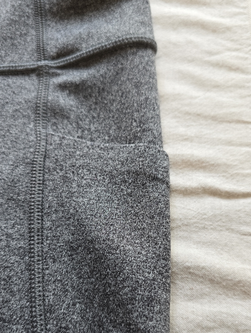 Athleta Stash Pocket Salutation Tight Heathered Gray Women's Size XXS - Picture 3 of 12